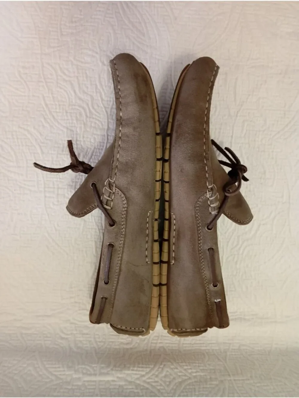Cole Haan Zero Grand Mens Suede Driving Moccasins Sz 11.5M Brown Casual Loafers
